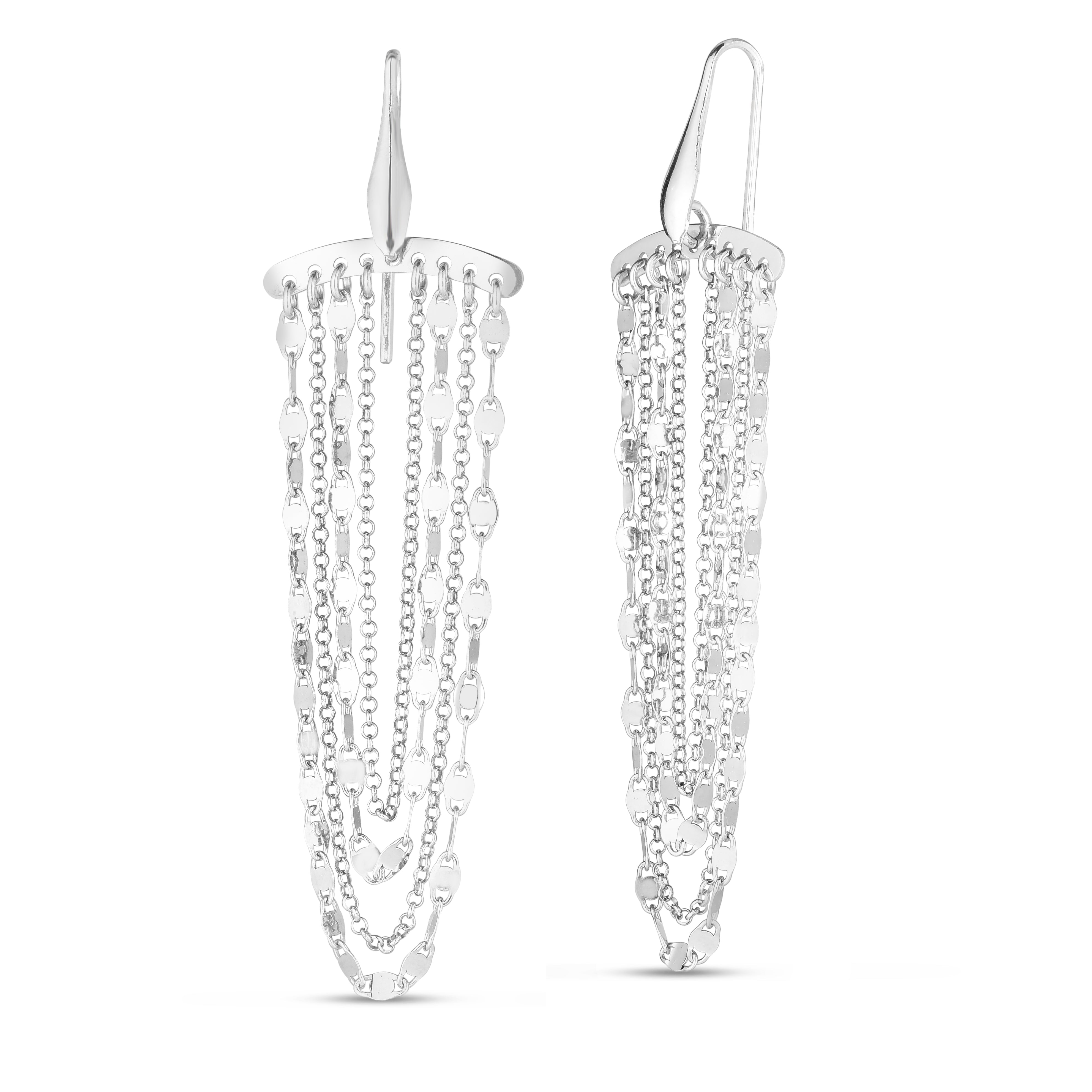 Sterling Silver Chandelier Earrings