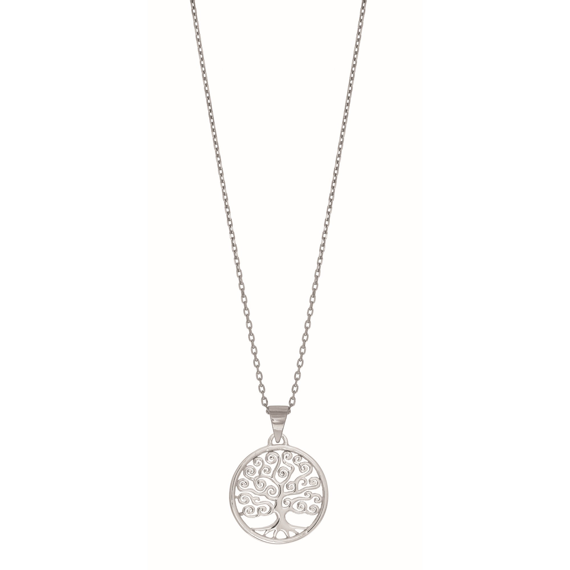 Sterling Silver 18" Tree of Life Necklace