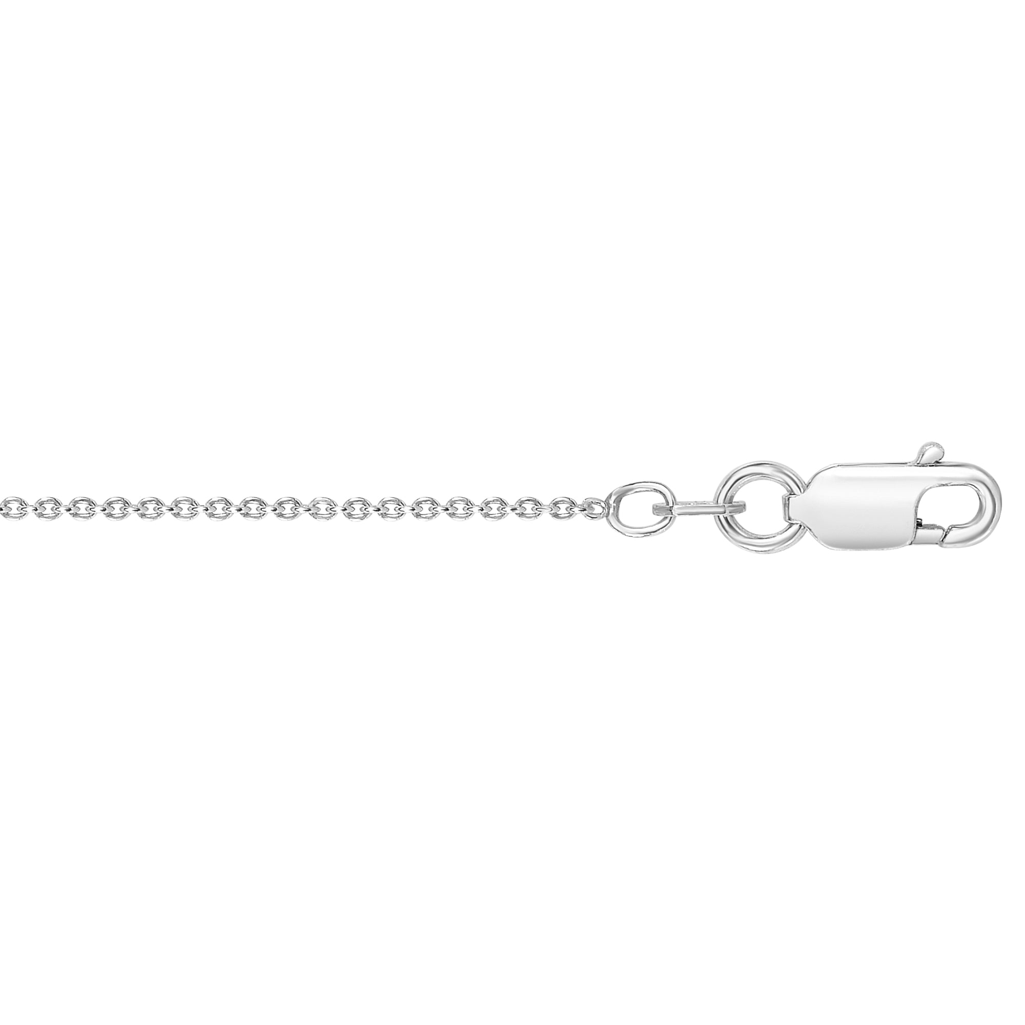Sterling Silver 2.1mm Round Cable 24" Chain with Lobster Clasp
