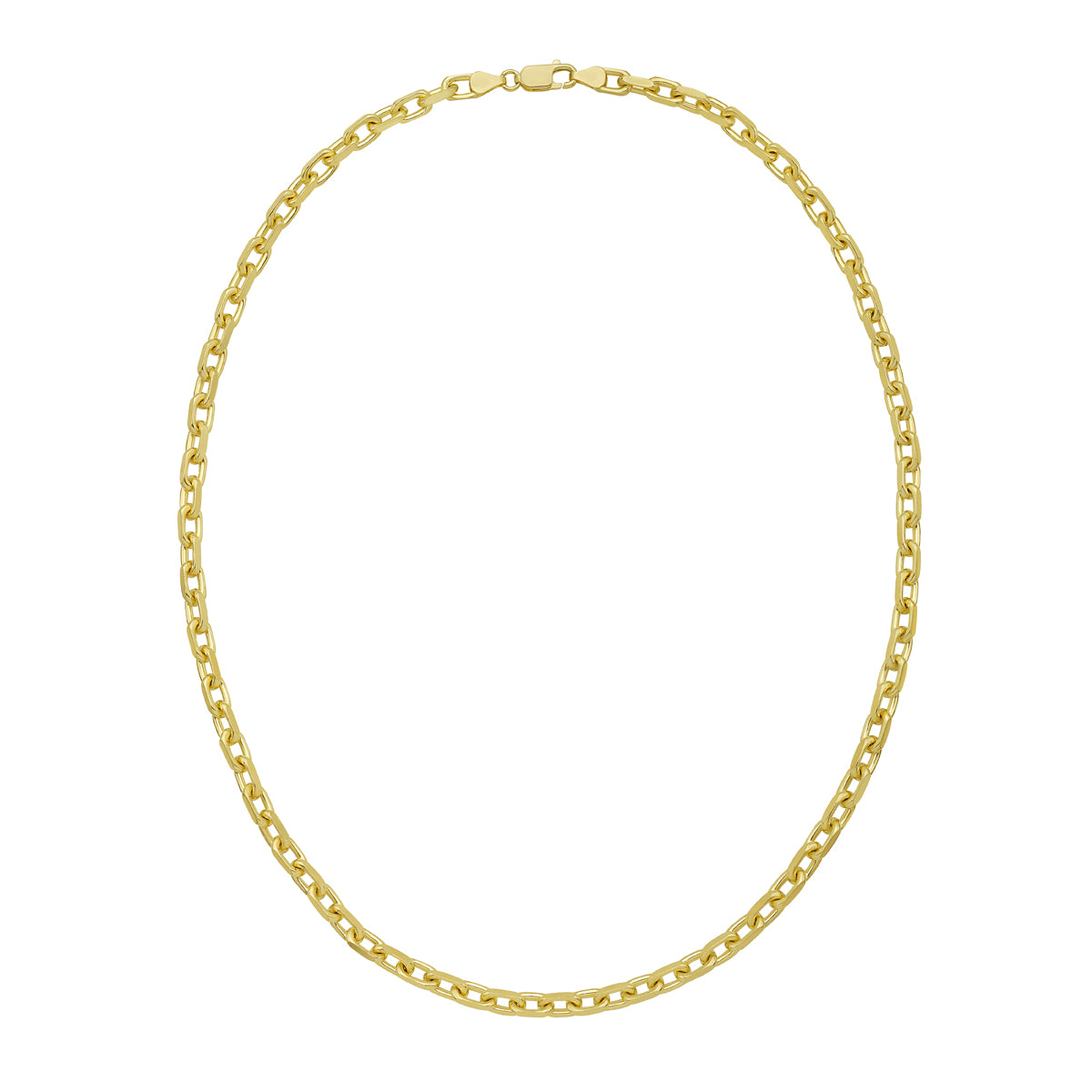 Gold Over Silver 5mm French Cable Chain