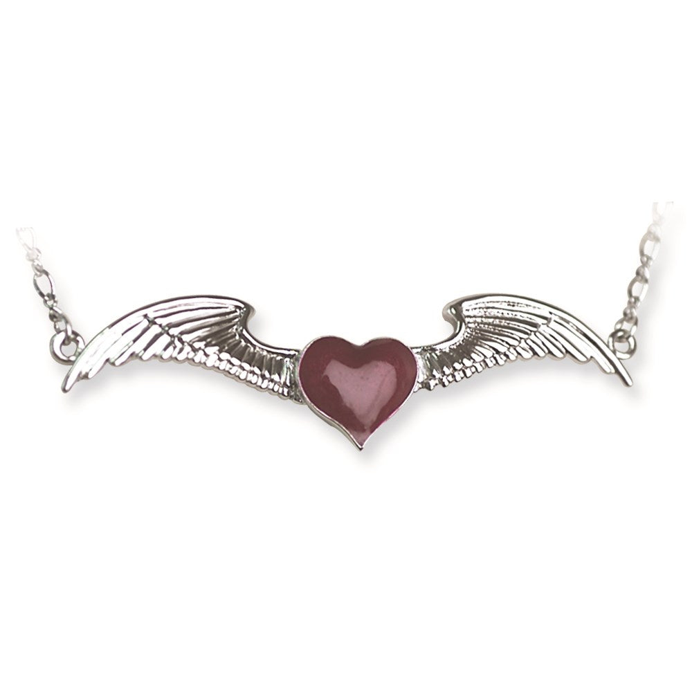 Back Belly Chains Winged Heart w Heart weight Medium (Fits 28 to 38 W