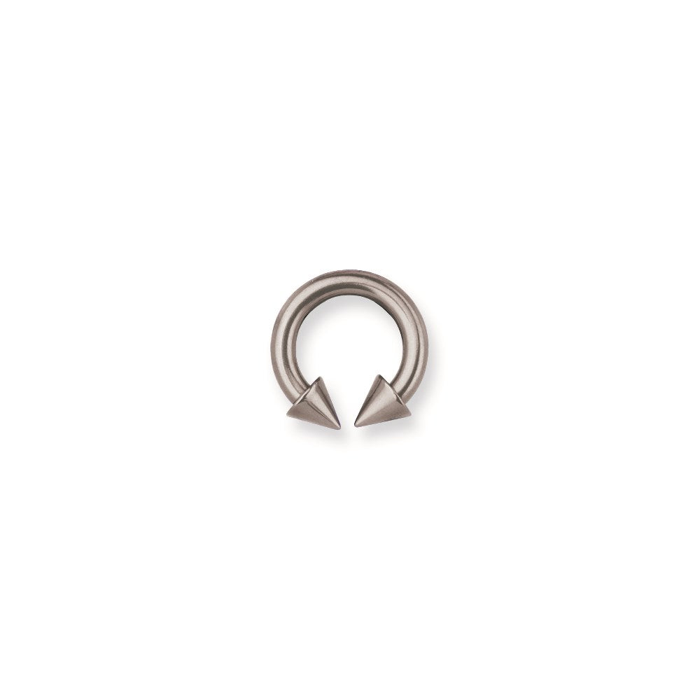 Solid Titanium Circ BB w Titanium Cones 8G (3.2mm) 1/2