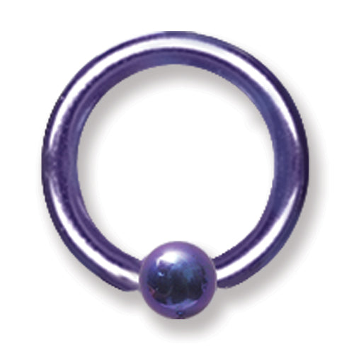 12G (2Mm) 3/8 (10Mm) Dia W 4Mm Ball Dream Blue / 2 Tone Purple (Zr-Ds04