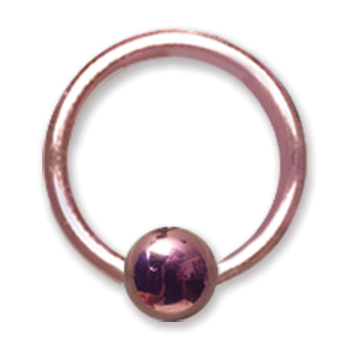 16G (1.3Mm) 3/8 (10Mm) Long W/ 4Mm Ball Dark Pink Titanium 16G (1.3Mm)