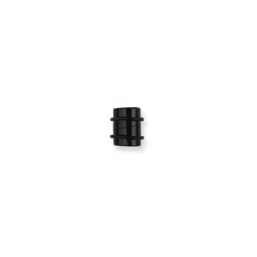 Pyrex Glass Plugs Solid Colors 00G (9.2mm) 1/2 (13mm) Long w 2 black o-