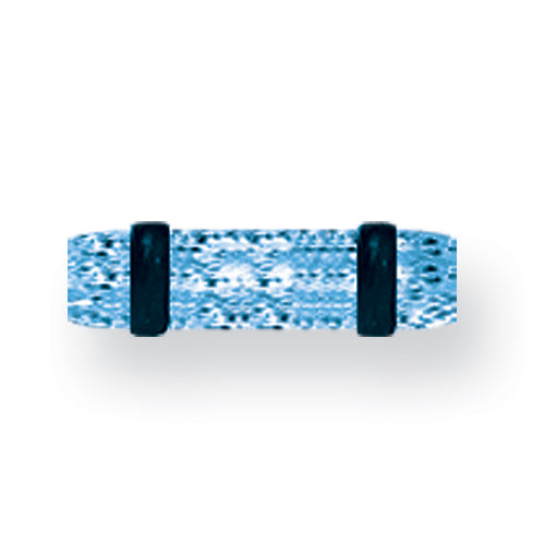 Acrylic Uv Sensitive Heavy Glitter Plug W 2 Rubber O-Rings 8G (3.2Mm) 1/2