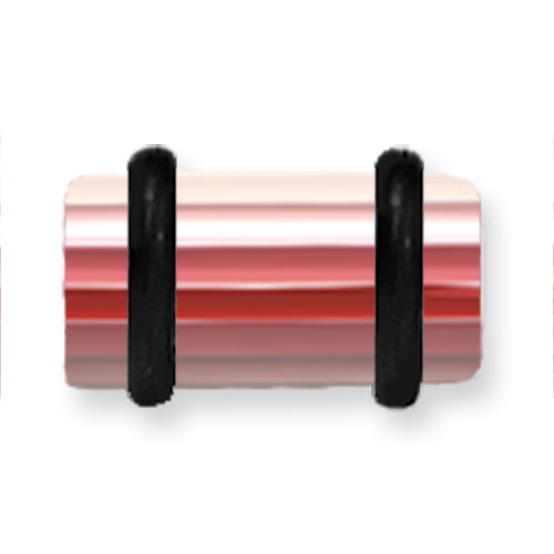 Acrylic Uv Sensitive Layered Plug W 2 Black O-Rings 2G (6.5Mm) 1/2 (13M