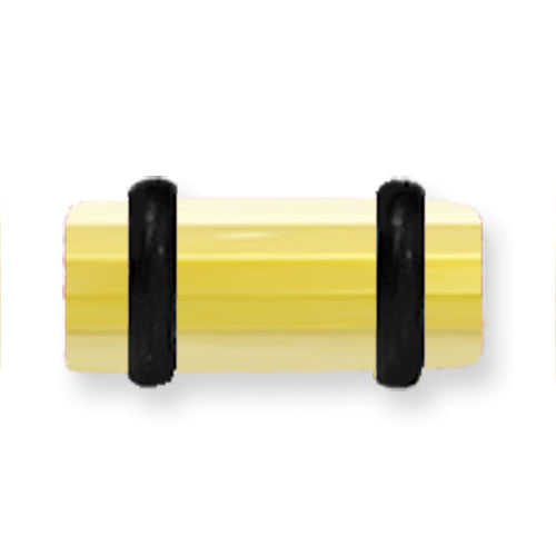 Acrylic Uv Sensitive Layered Plug W 2 Black O-Rings 4G (5.2Mm) 1/2 (13M