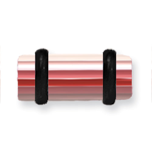 Acrylic Uv Sensitive Layered Plug W 2 Black O-Rings 4G (5.2Mm) 1/2 (13M