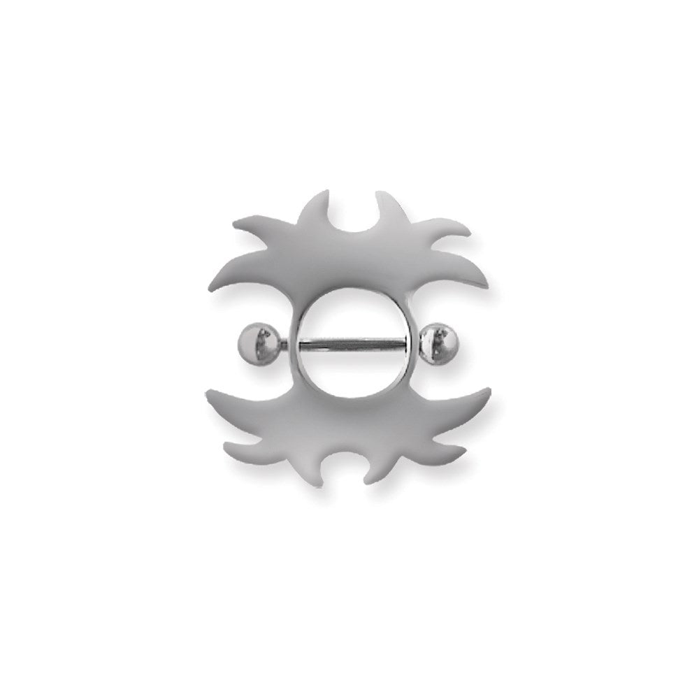 Surgical Stainless Stl BB w Nipple Shield