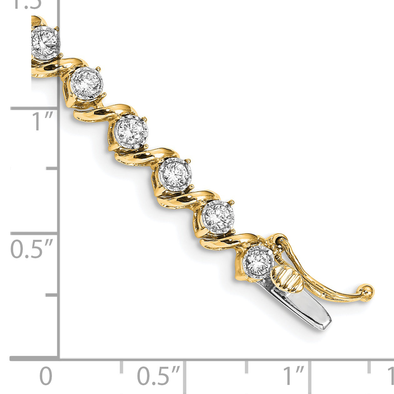 14K Lab Grown Diamond Vs/Si Fgh Bracelet