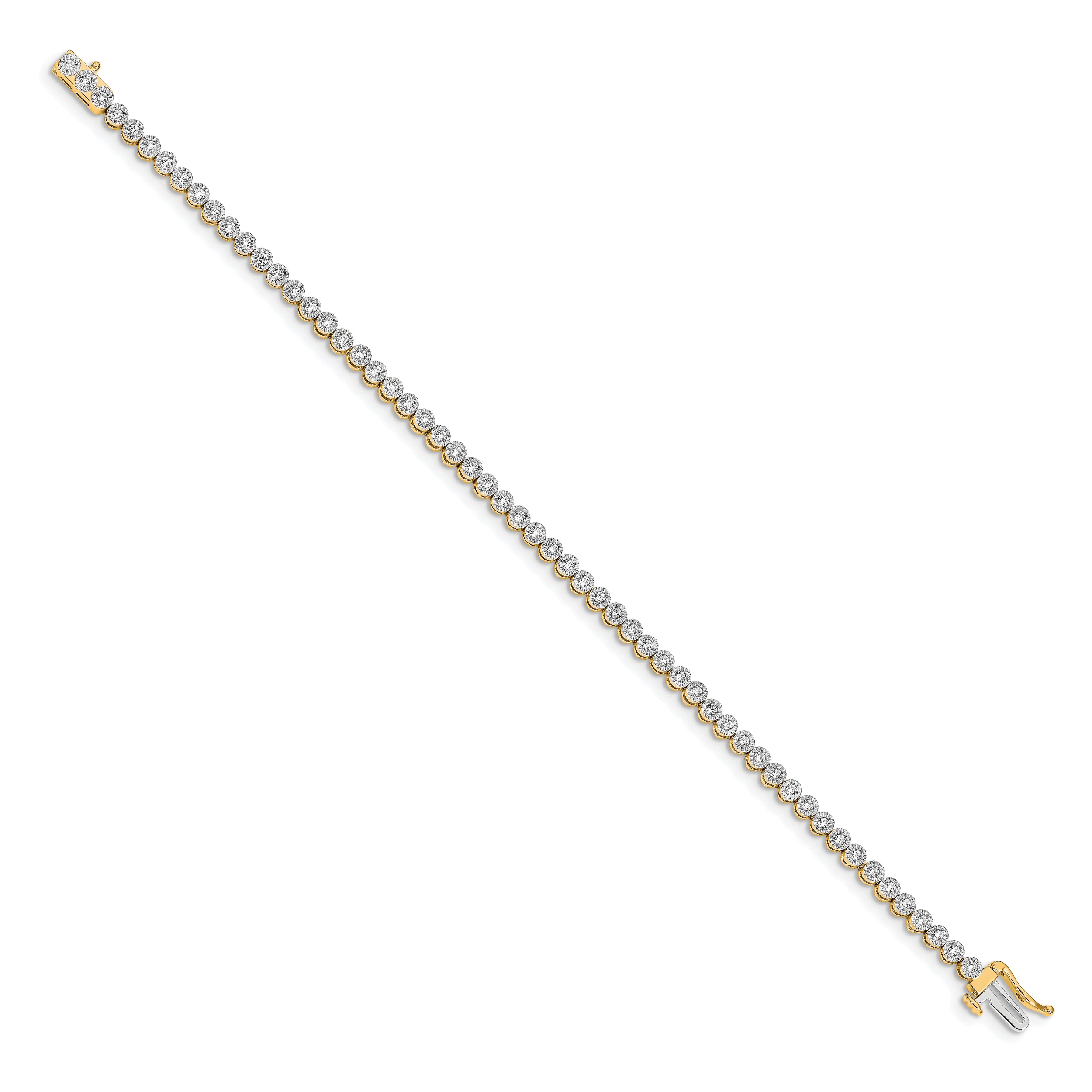 14K Lab Grown Diamond Vs/Si Fgh Tennis Bracelet