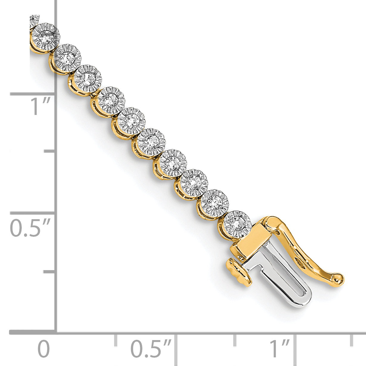 14K Lab Grown Diamond Vs/Si Fgh Tennis Bracelet