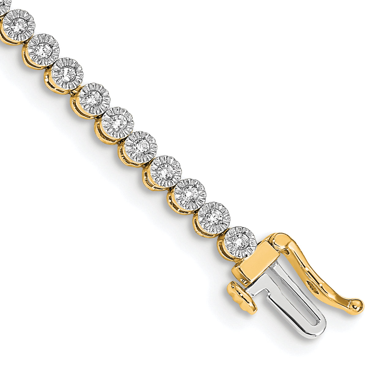14K Lab Grown Diamond Vs/Si Fgh Tennis Bracelet