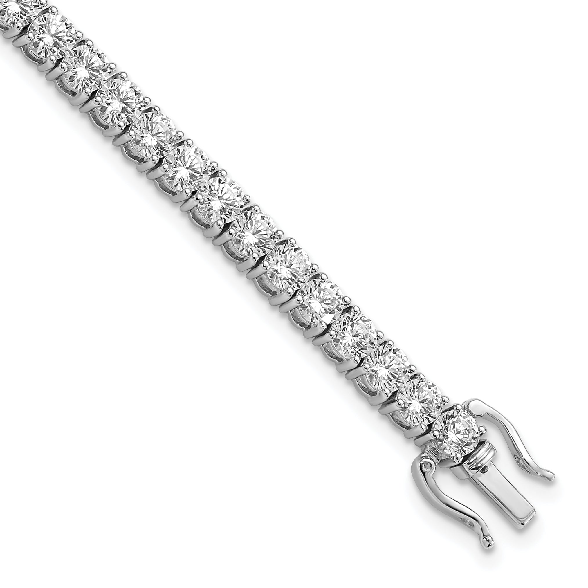 14K White Gold Vs/Si Fgh Lab Grown Diamond Tennis Bracelet