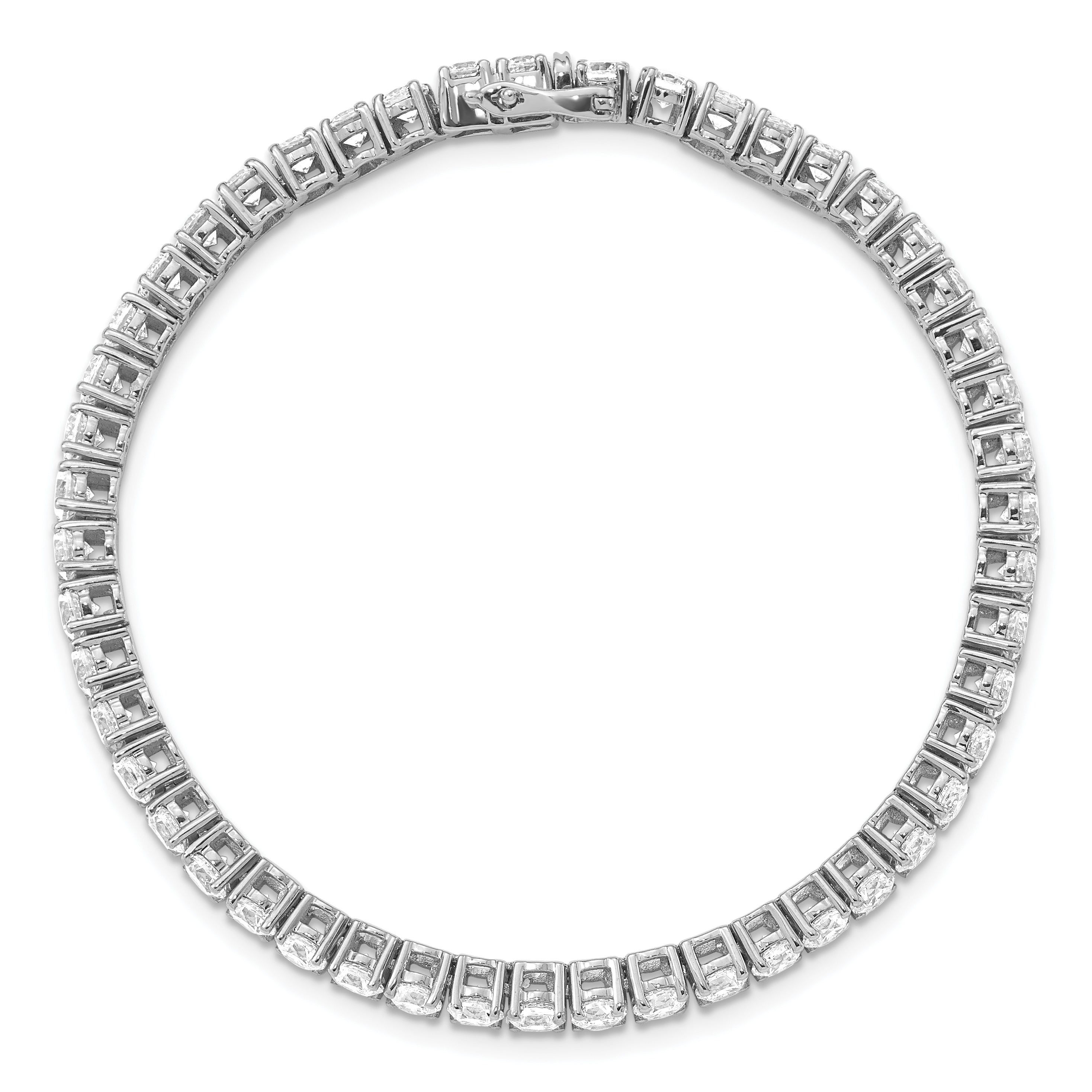 14K White Gold Vs/Si Fgh Lab Grown Diamond Tennis Bracelet