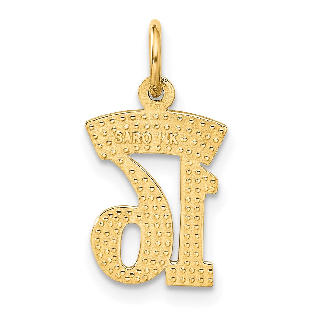 14k SWEET 16 Charm