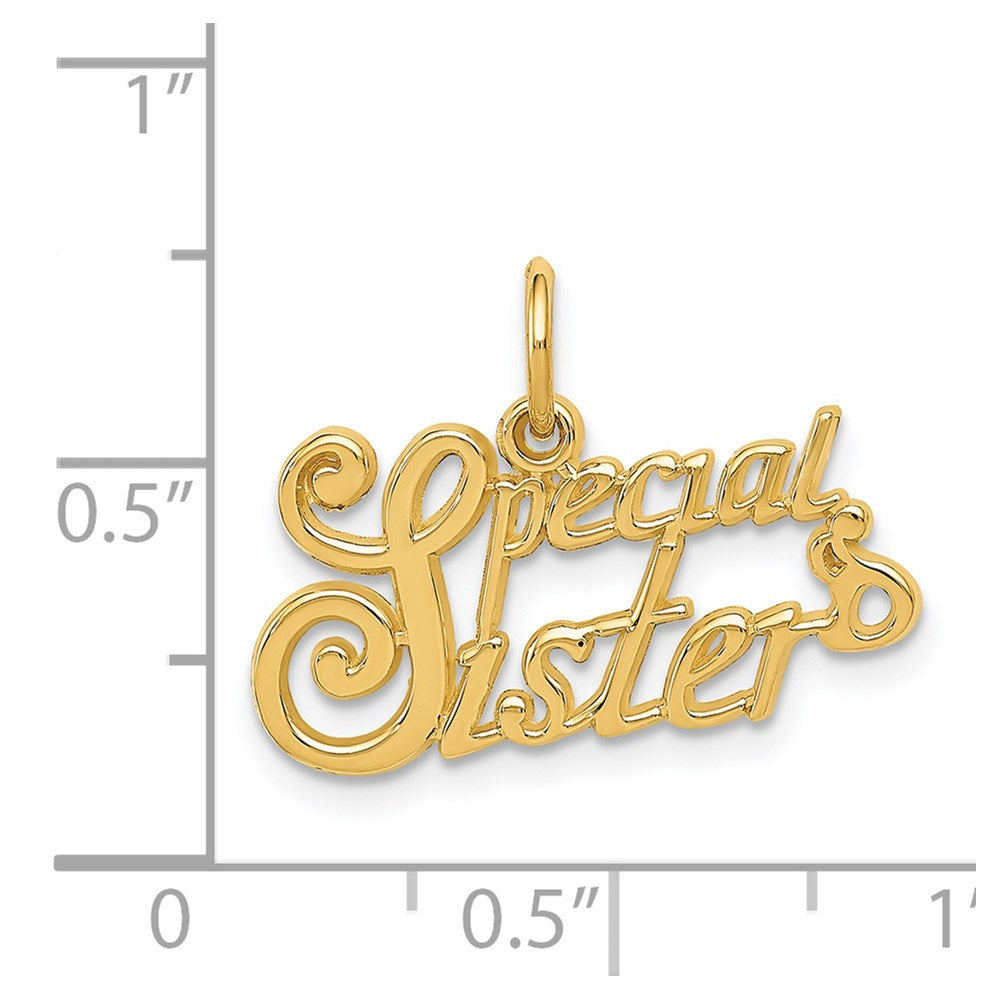 14k SPECIAL SISTER Charm