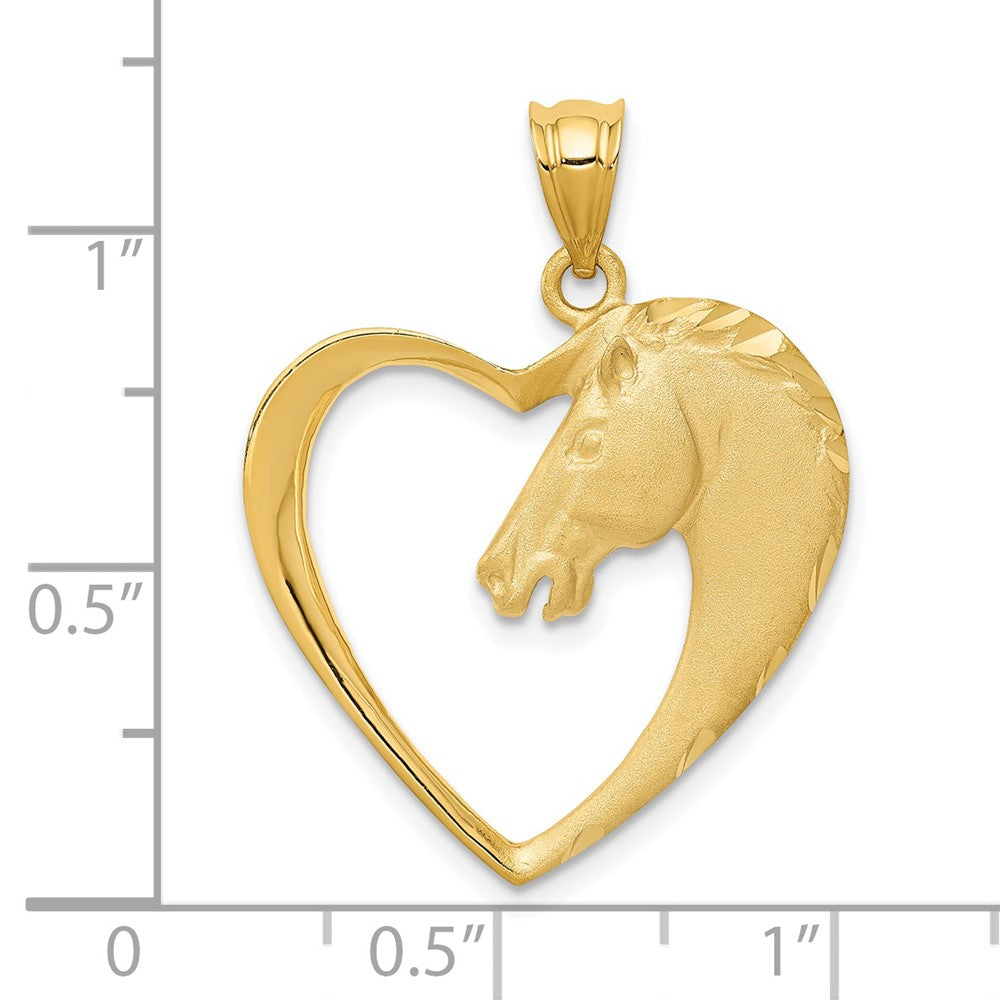14k Horse Pendant