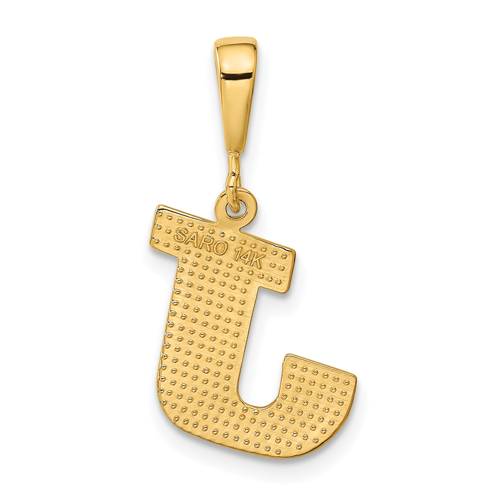 14K Initial J Charm C1449-J