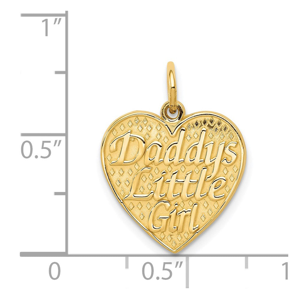 14k DADDYS LITTLE GIRL Charm