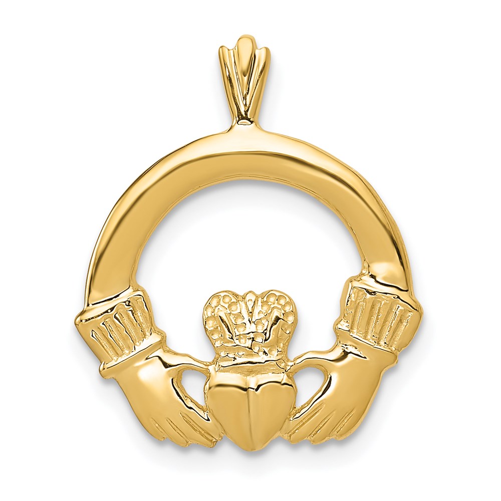 14k Claddagh Pendant