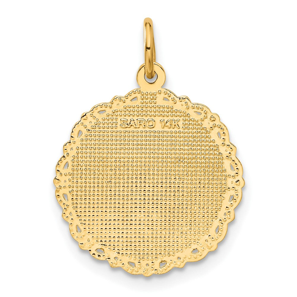 14k RN Registered Nurse Disc Charm