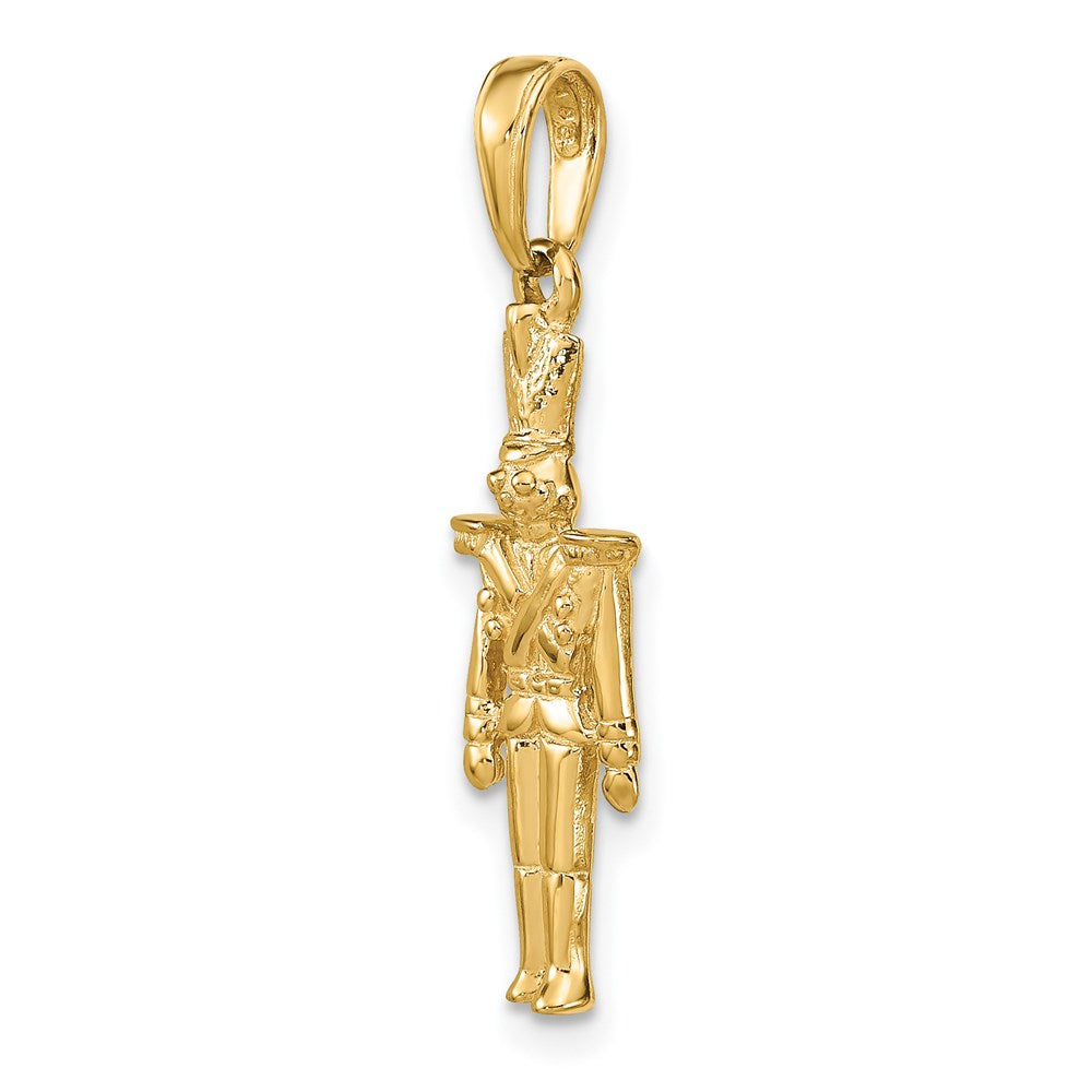 14k Polished 3-D Toy Soldier Pendant