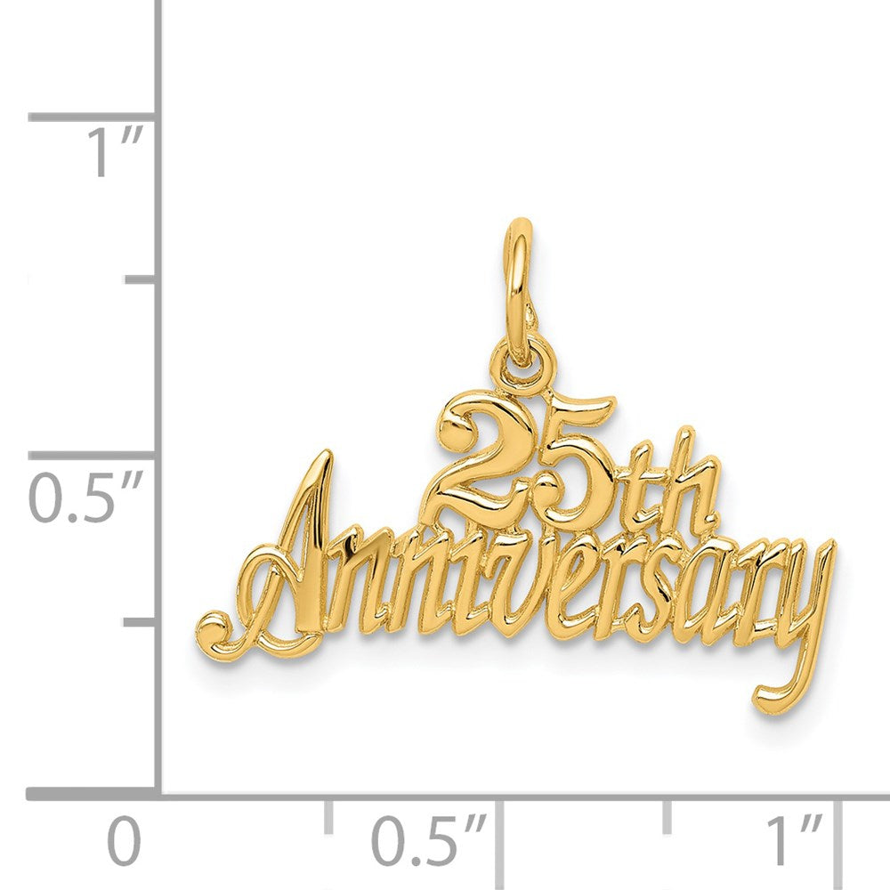 14k 25th ANNIVERSARY Charm