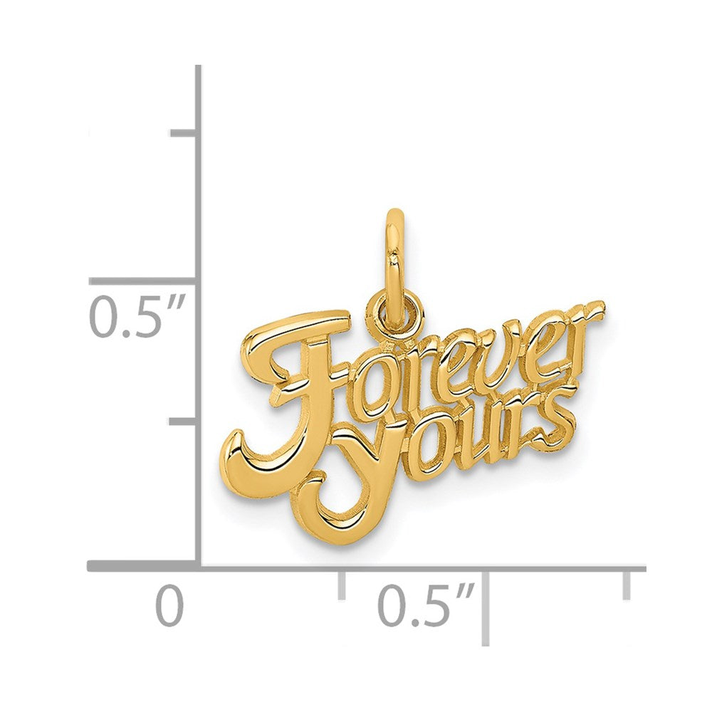 14K FOREVER YOURS Charm