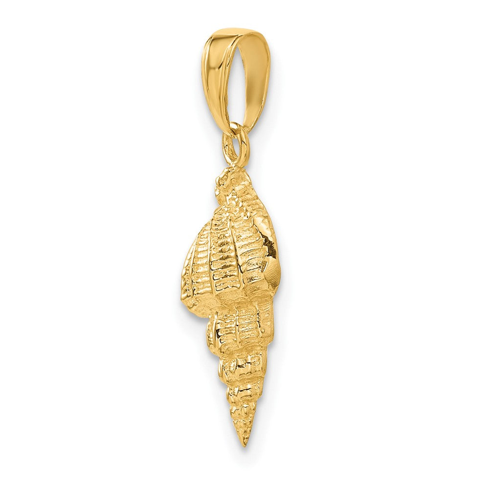 14k Conch Shell Pendant