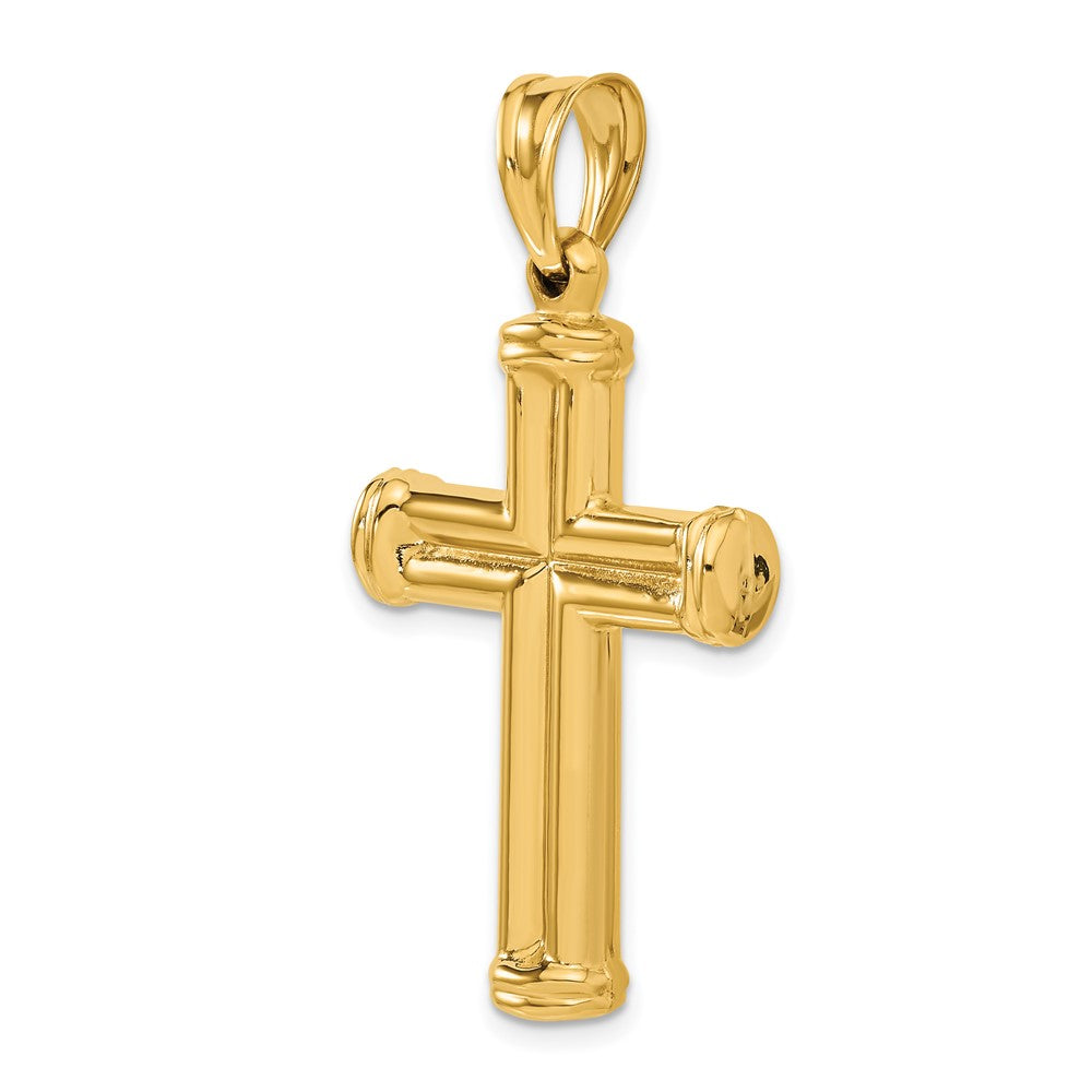 14k Hollow Cross Pendant