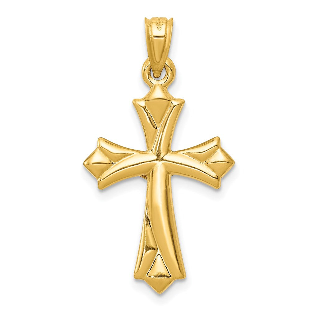 14K Reversible Crucifix Pendant