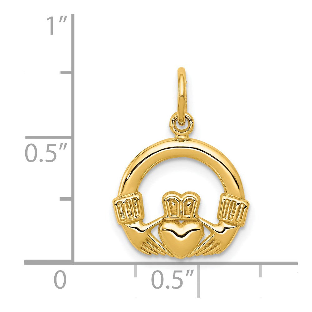 14k Claddagh Charm