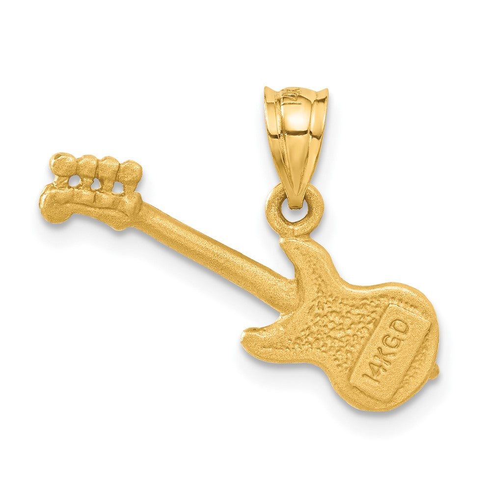 14k 3D Guitar Charm