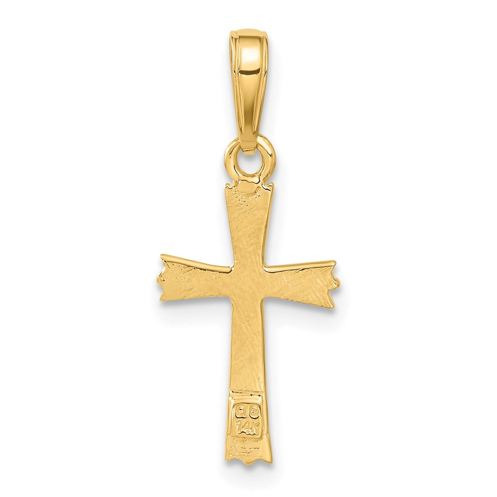 14K Cross Pendant