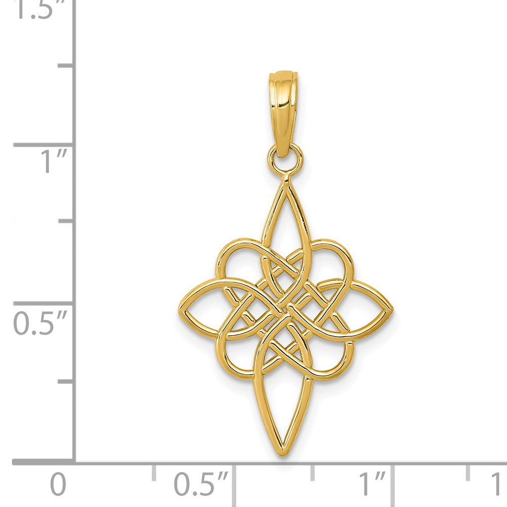 14K Celtic Knot Pendant