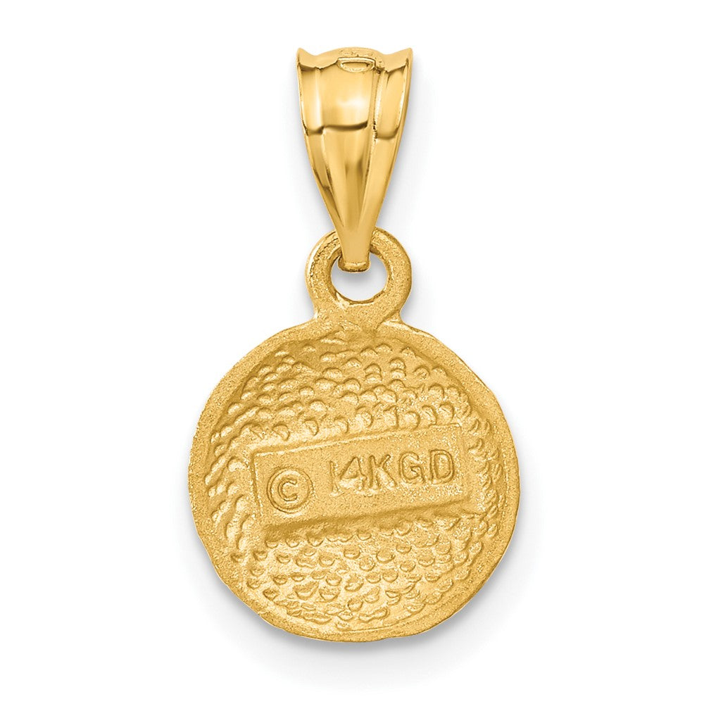 14k Basketball Charm