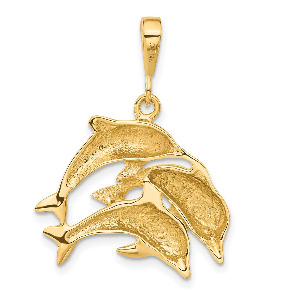 14k Dolphin Charm