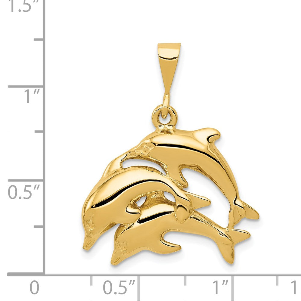 14k Dolphin Charm