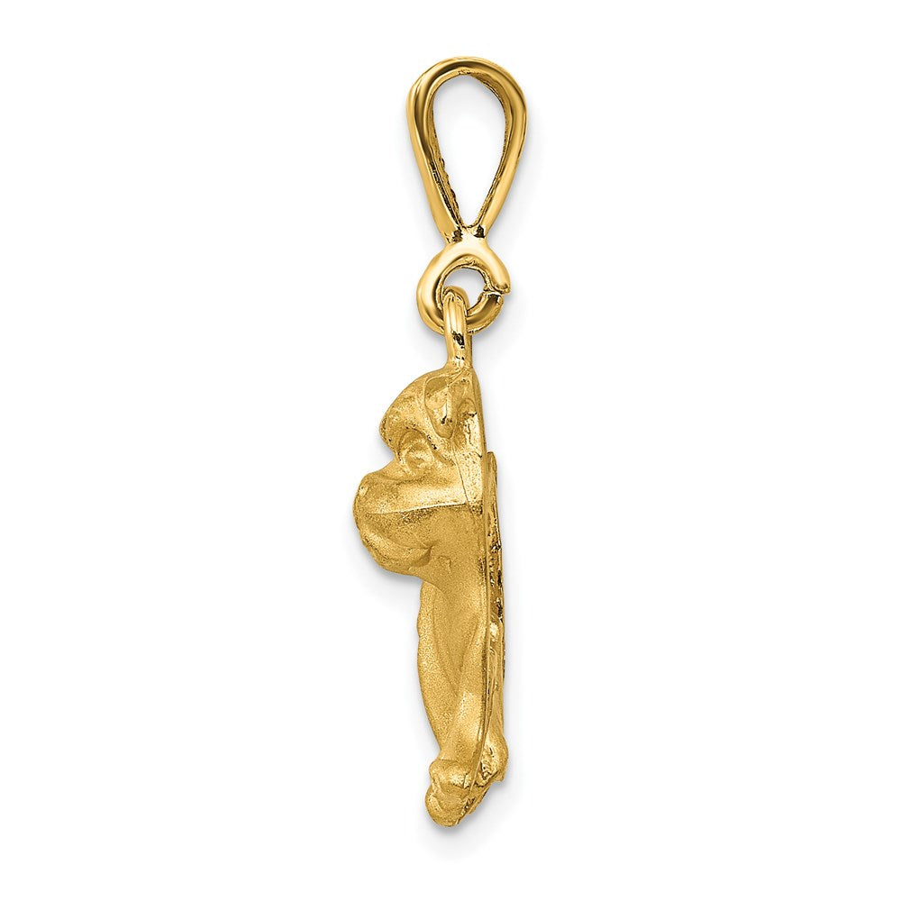 14k Bulldog Pendant