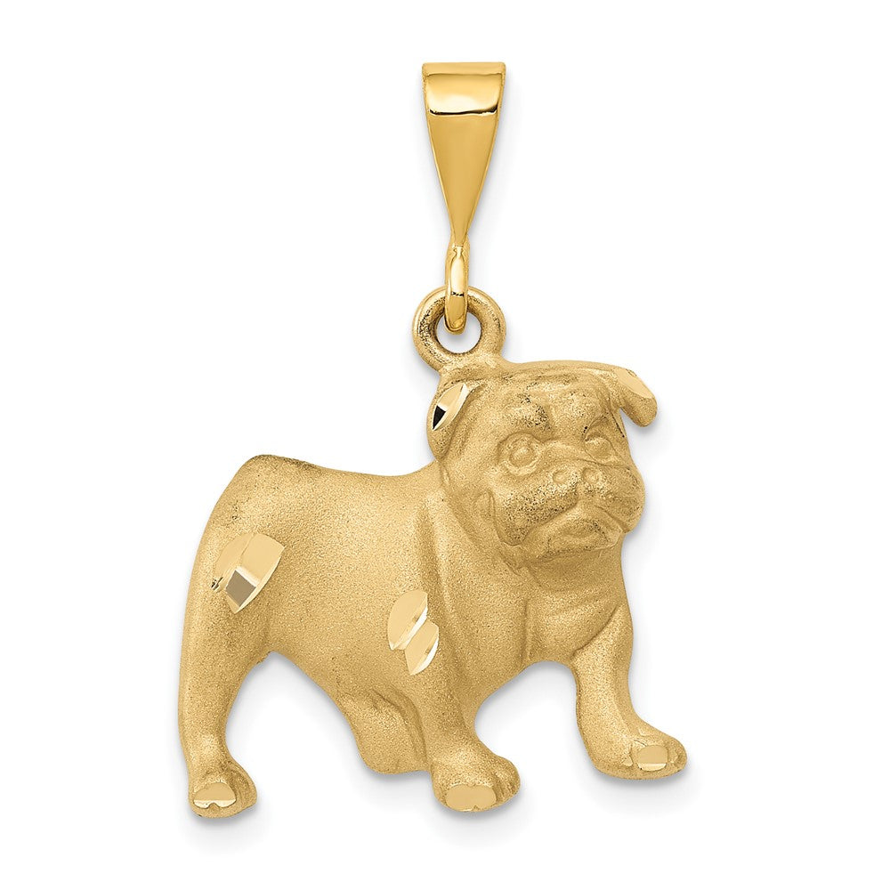 14k Bulldog Pendant
