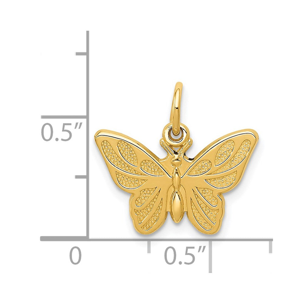 14k Butterfly Charm