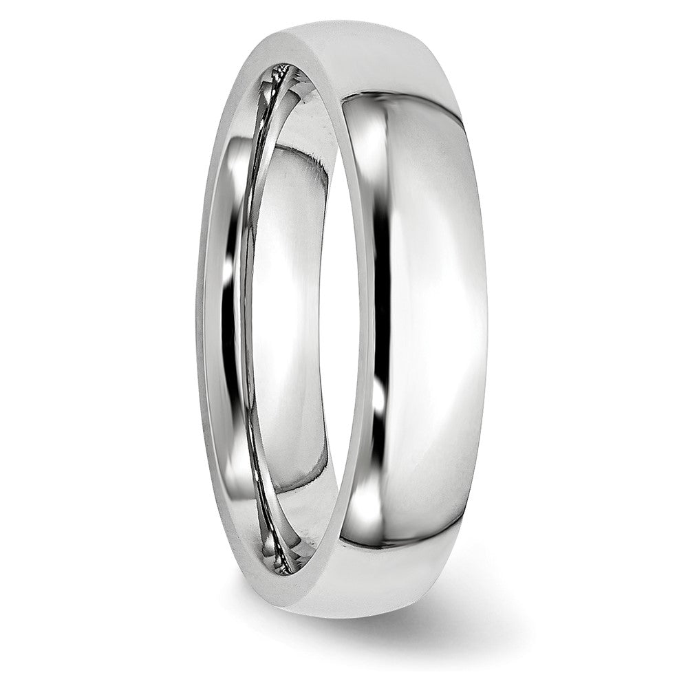 Chisel Cobalt Polished 5mm Half Round Band