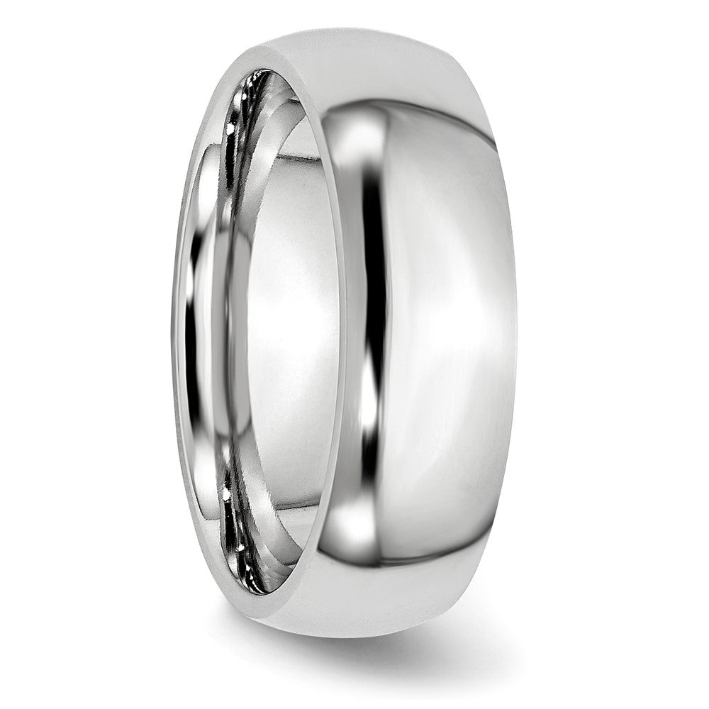 Chisel Cobalt Polished 7mm Half Round Band