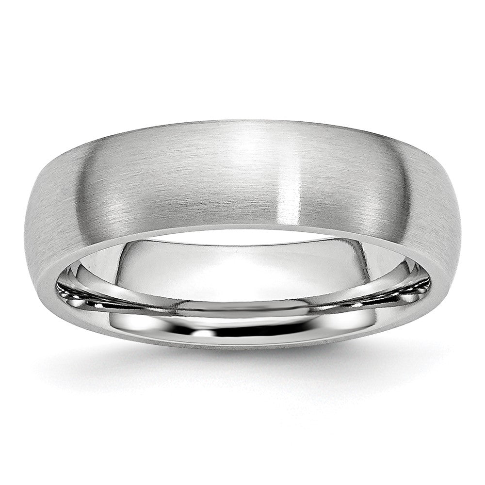 Chisel Cobalt Satin 6mm Half Round Band