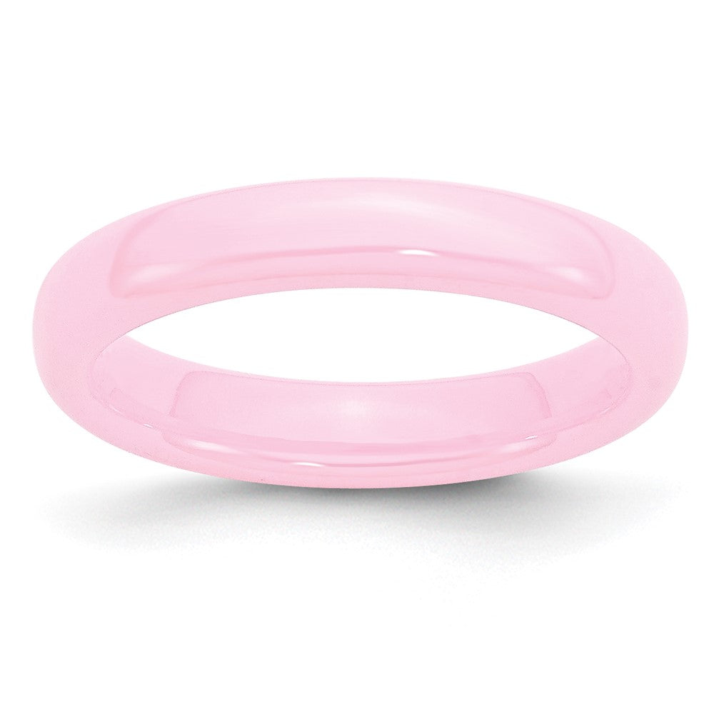 Chisel Ceramic Pink 4mm Polished Band