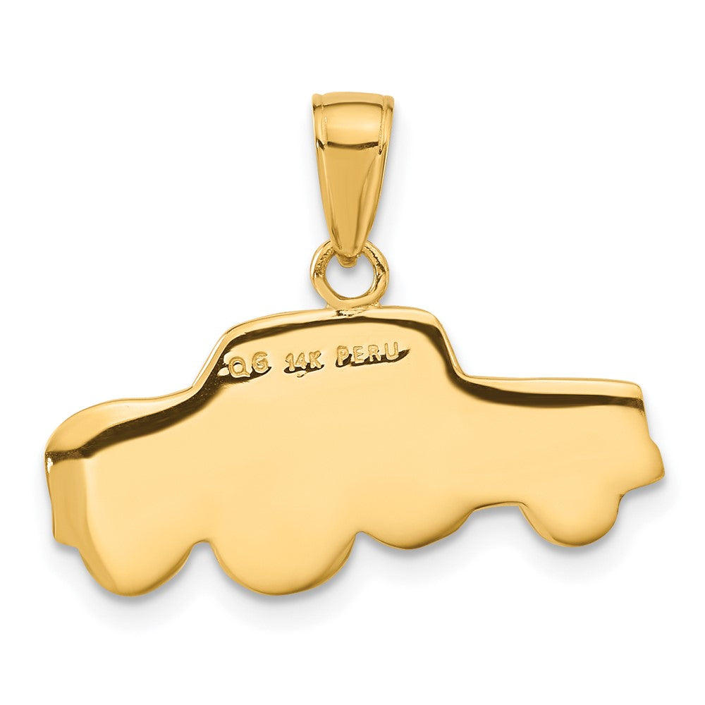 14k w/Rhodium Pick-up Truck Pendant