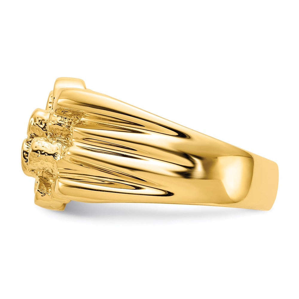 14k Men's Nugget Ring