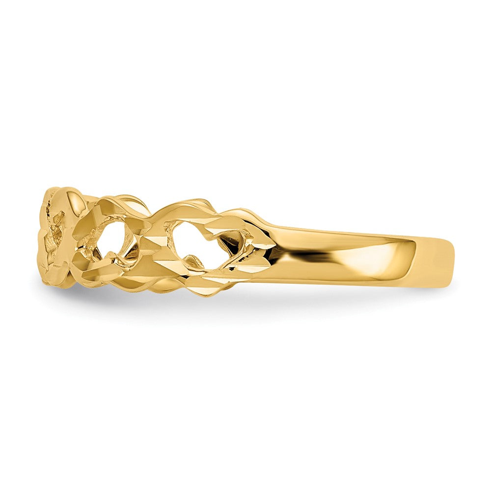 14k Heart Ring